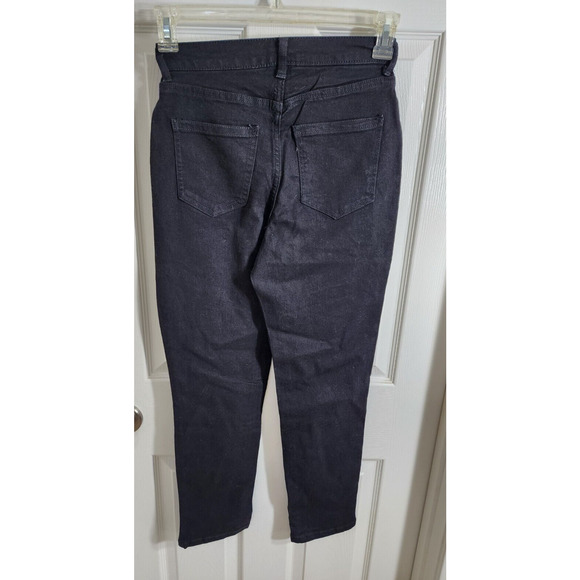 No Boundaries Stretch Mid Rise‎ Skinny Jeans Black Denim Womens Juniors Size 1 - Picture 2 of 7